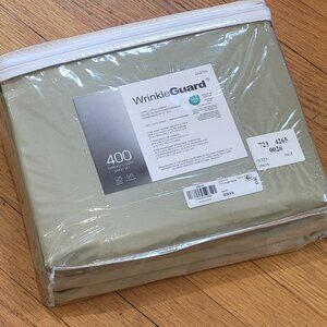 Wrinkle Guard 400TC Cotton Sheet Set in Sage